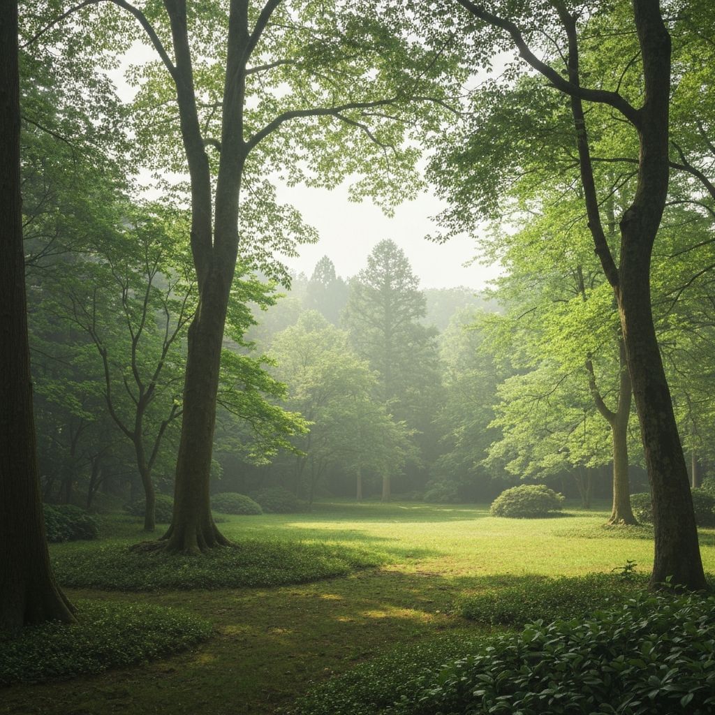 Peaceful natural environment